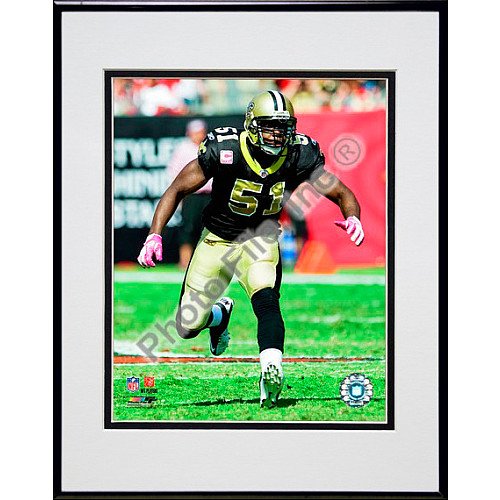 Photo File New Orleans Saints Jonathan Vilma Framed Photo
