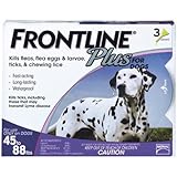Frontline Plus Flea Drops For Dogs 45-88 Lbs