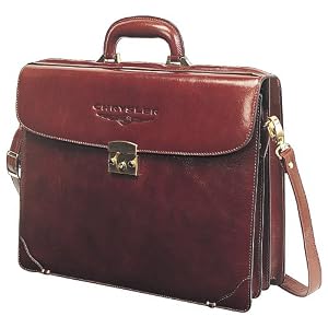 Buy Bellino The Wall Street - Triple Compartment Mens Leather Briefcase by Goodhope