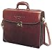 Bellino The Wall Street - Triple Compartment Mens Leather Briefcase