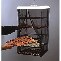 Food Pantry Hanging Dehydrator / Dryer - Five Tray Non Electric Fruit, Vegetable, Jerky Dehydration - Food Pantrie