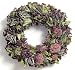 New Round 18 HANDMADE MIXED HERB WREATH Garlic Flower, Mexican Oregano, Sage, Marjoram, Myrtle, Lavender