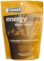 Simbree Oat Energy Walnuts Maple Bites, 6-Ounce Pouches (Pack of 6)
