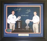 Urban Meyer & Billy Donovan Autographed 16x20 Florida Gators Framed Photo