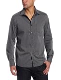 Kenneth Cole Men's One Pocket Texture Stripe Shirt