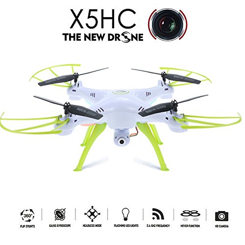 GoolRC SYMA X5HC 2.0MP HD Camera Drone with 3D Flip Headless Mode High Hold Mode RC Quadcopter