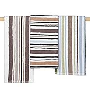 3 Assorted Stripe Hand Towels
