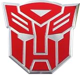 Transformers Autobots Aluminum Large Emblem in Red