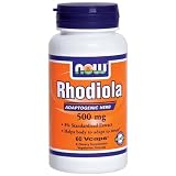 Rhodiola Adaptogenic Herb 500 mg by Now Foods - 60 Vegetarian Capsules