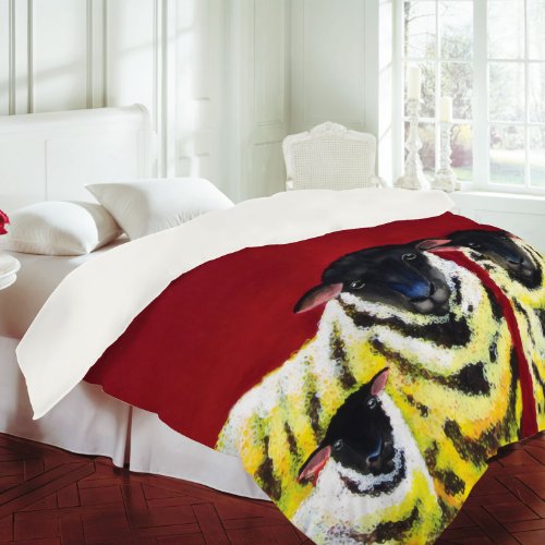 DENY Designs Clara Nilles Lemon Spongecake Sheep Duvet Cover, Queen