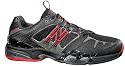 New Balance Men's CT1003 Tennis Shoe,Black/Red,9 D