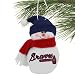 Atlanta Braves 6'' Plush Snowman Ornament