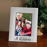 NCAA Alabama Crimson Tide 4 x 6 Vertical Silver Picture Frame