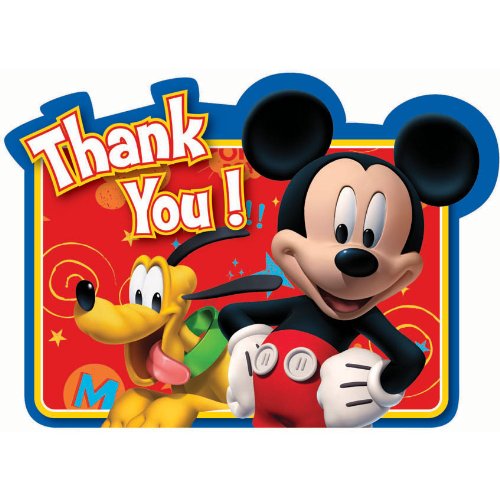 Disney Mickey's Clubhouse Thank You Postcards 8 Pack-image