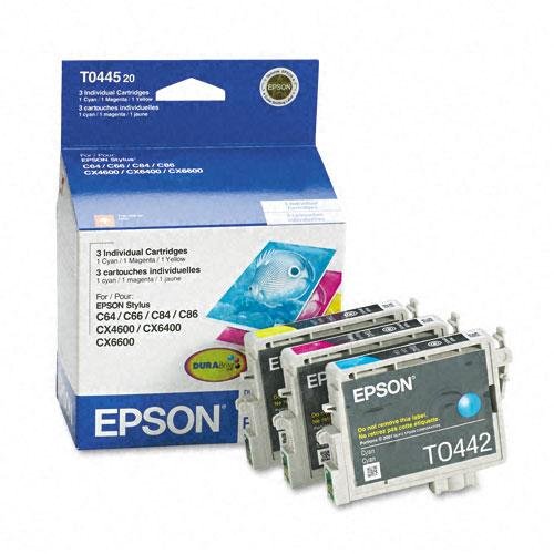 Epson T044120 and T044520 Color Multipack (1 Black, 1 Cyan, 1 Magenta, 1 Yellow)