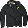 One Industries Monster Back It Up Men's Hoody Zip Race Wear Sweatshirt w/ Free B&F Heart Sticker Bundle - Black