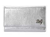 DOLCE&GABBANA ドルチェ＆ガッバーナ サイフ 三つ折り財布 長財布 DP0212 E1176 80998 シルバー D&G レザー チェーン付き[並行輸入品]『アウトレット品』