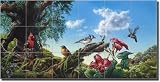 Sanctuary by Bruce Eagle - Artwork On Tile Ceramic Mural 12.75 x 25.5 Kitchen Shower Backsplash