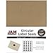 JAM PAPER Circle Label Sticker Seals - 1 2/3 Inch Diameter - Brown Kraft - 120 Round Labels/Pack