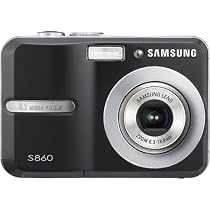 Samsung S860 8.1MP Digital Camera with 3x Optical Zoom (Black)