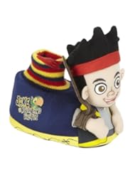 Disney Jake and the Never Land Pirates Toddler Plush Head Slippers Size 9/10