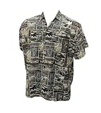 LALEELA Tropical Imprimé Aloha chemise hawaïenne pour hommes L Cadeau Saint - Valentine Valentin
