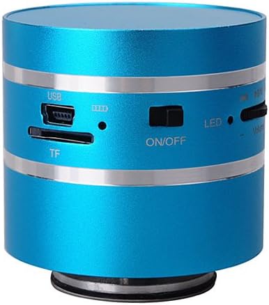 5W Vibration 360 Degree Resonance Vibration Mini Speaker w/TF Card Slot - Blue