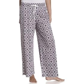 Nautica Sleepwear Women's Tiles Print Jersey Knit Drawstring Pant - 935337