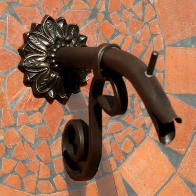 Courtyard Spout - Small w/ Small Nikila in Oil Rubbed Bronze
