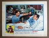 DA32 The Men MARLON BRANDO (debut)  Lobby Card.  Here’s a terrific lobby card from the original release of THE MEN featuring a great image of  MARLON BRANDO in his film debut.    Lobby card is in EXCELLENT+ condition. No pinholes, no stains, a 1/16ö edge tear on the right border.       A lobby card is an 11 x 14 inch placard advertising a movie. They were displayed in the theatre lobby to entice moviegoers to go to the box office and buy a ticket.