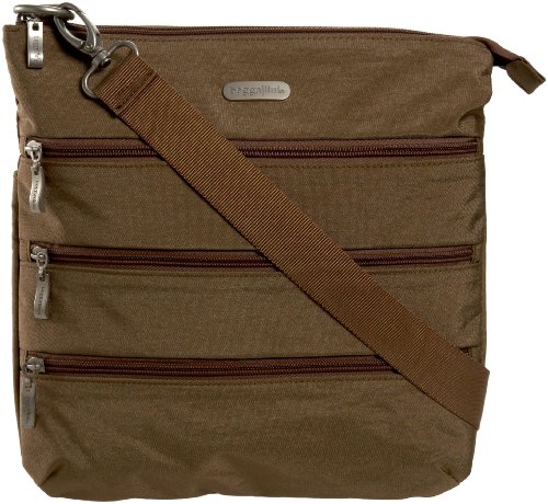 Baggallini Luggage Big Zipper Bag, Bronze, One Size