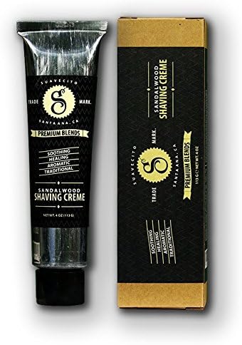 Suavecito Premium Blends Shaving Creme (Sandalwood, 4 Ounces) by Suavectio