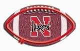Nebraska Cornhuskers Pebble Leather Neon Football