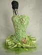 Victorian Green Dress Vanity Organizer