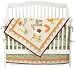 Safari 4-Piece Patchwork Bedding Crib Set
