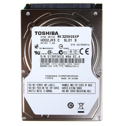 Toshiba 320 GB 2.5-Inch Internal Bare or OEM Drives MK3259GSXP