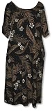 Hawaiian Night Whisper Plus Size Hawaiian Aloha Long Dress