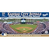 MasterPieces MLB Kansas City Royals Stadium Panoramic Jigsaw Puzzle, 1000-Piece