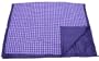 Tuffo Water-Resistant Outdoor Blanket with Carrying Case, Navy Plaid