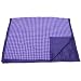 Tuffo Water-Resistant Outdoor Blanket with Carrying Case, Navy Plaid