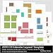 Digital Scrapbooking Templates - 2009 CD Calendar Layered Template