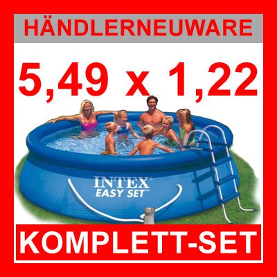 Intex Mega-Pool Komplettset 5,49 x 1,22 m