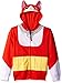 Yo Kai Watch Boys' Big Jibanyan Costume Zip Hoodie, Red, Small/8