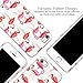 iPhone 5 5s SE case for girls, Akna Vintage Obsession Series High Impact Slim Hard Case with Soft Fabric Interior for iPhone 5 5s SE[Flamingo](U.S)
