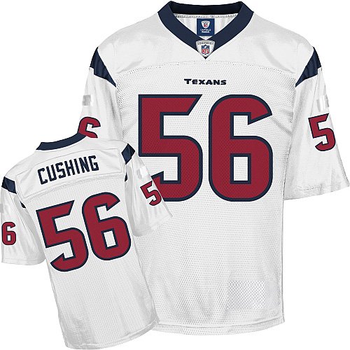 Houston Texans 56 Brian Cushing White NFL Jerseys Authentic Football Jersey Size 48-56 (Please Select the Size When You Order, Can Do Drop Shipping)