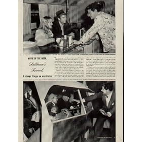 1942 LIFE Magazine Movie of the Week, movie review article, "SULLIVAN'S TRAVELS," Sullivan's Travels is a 1941 American comedy film written and directed by Preston Sturges. It is a satire about a movie director, played by Joel McCrea, who longs to make a socially relevant drama, but eventually learns that comedies are a more valuable contribution to society. The film features one of Veronica Lake's first leading roles. A3160A **THIS IS AN AD / POSTER, NOT A DVD**