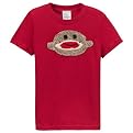 Toddlers' Morfs Cheeky Monkey Short-Sleeve Tee - Red