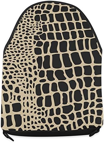 HomeWishes Animal Pattern Oxford Fabric Messenger Bag Unisex Black