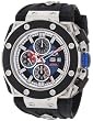 GV2 by Gevril Men's 8802 Corsaro Round Automatic-Chronograph Day-Date Sapphire Crystal Blue Dial Rubber Water-Resistant Watch by GV2 by Gevril