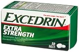 Search : Excedrin Extra Strength Pain Reliever, 50-Count Tablets (Pack of 2)